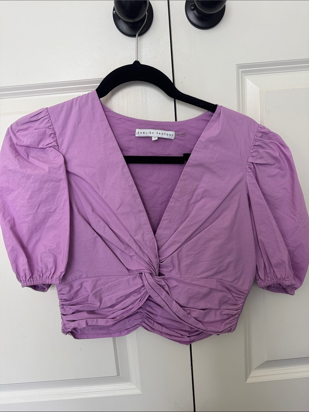 Women’s English Factory Purple Top